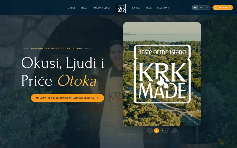Naslovnica stranice KRK Made